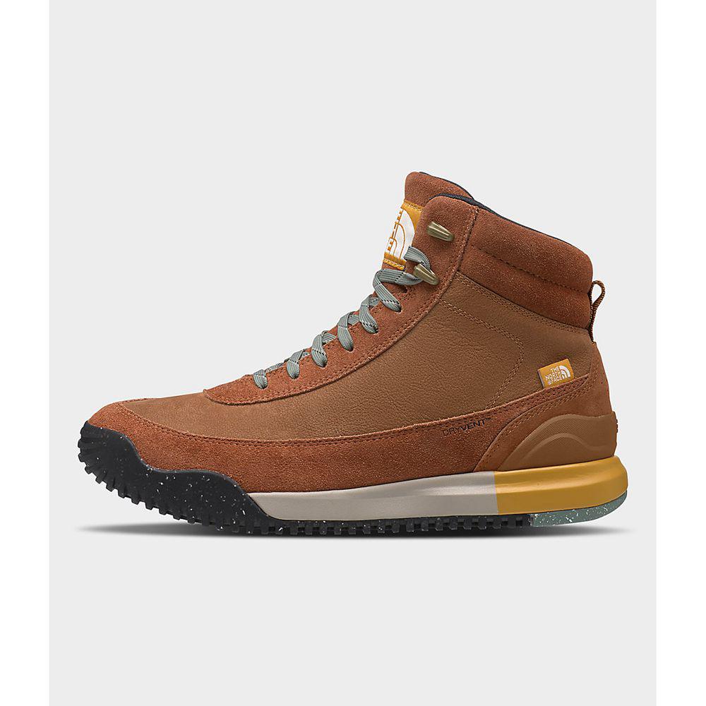 The North Face Back-To-Berkeley Iii Leather Wp Ανδρικα Μπότες Πεζοπορίας - Καφε (VTMZ48915)